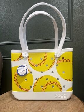 Bogg Bag Softball Print Baby (Medium) Size NWT